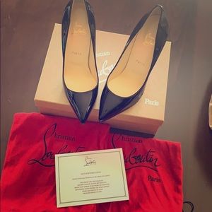 Christian Louboutin PIGALLE PLATO 120 patent calf